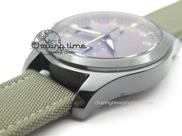 MIROTIME 0707 Pilot Top Gun Miramar IWC388002 ZF 1:1 Best Edition Ceramic Case On Nylon Strap A Practical 7345